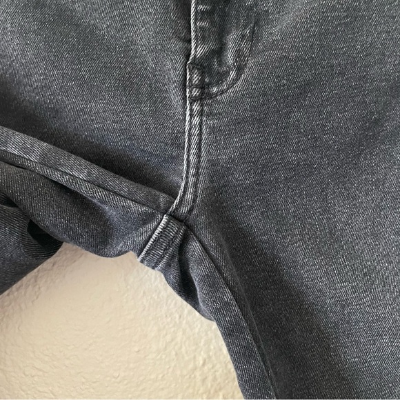 Free People We The Free Jeggings Jeans Women’s 25 Black Stretch Cropped Raw Hem - Picture 8 of 16